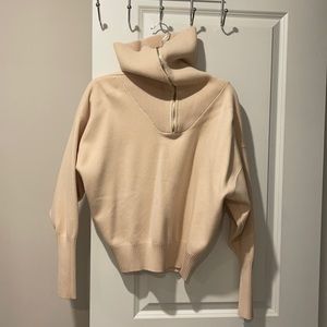 Zara, cream sweater, small
